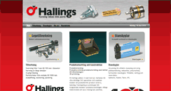 Desktop Screenshot of hallings.se